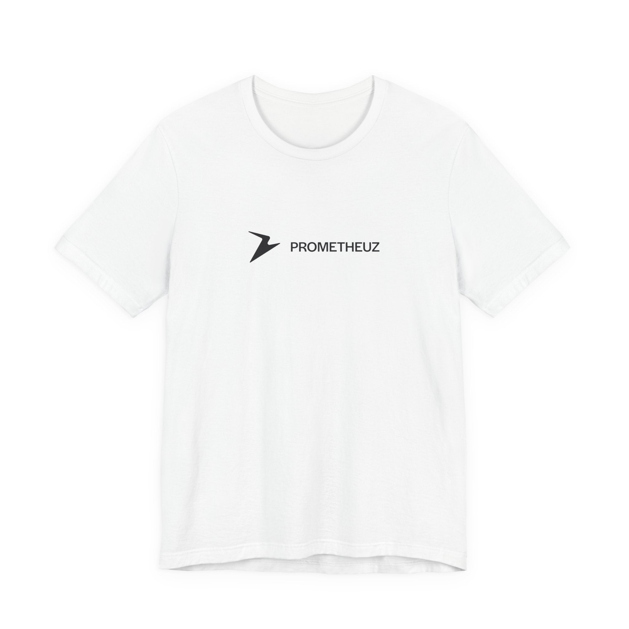 Prometheuz Logo T‑Shirt — Minimal Tech Logo Tee